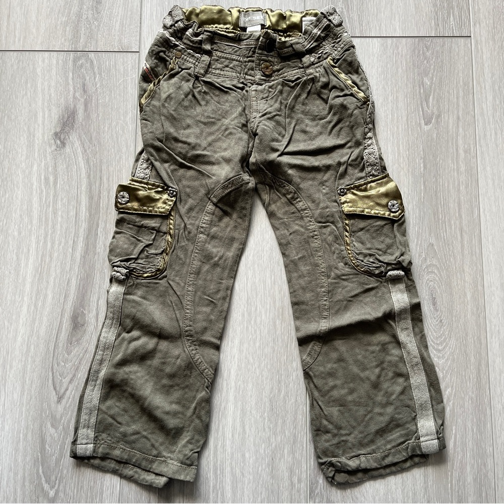 Diesel cargo pants for girls, size 5